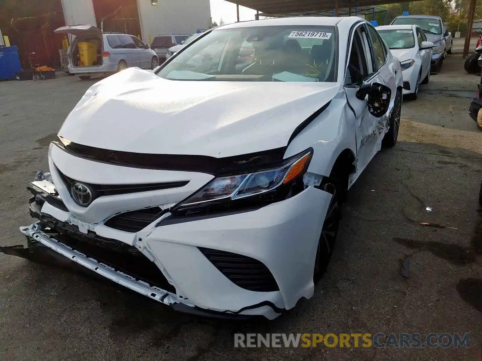 2 Photograph of a damaged car 4T1G11AKXLU874852 TOYOTA CAMRY 2020