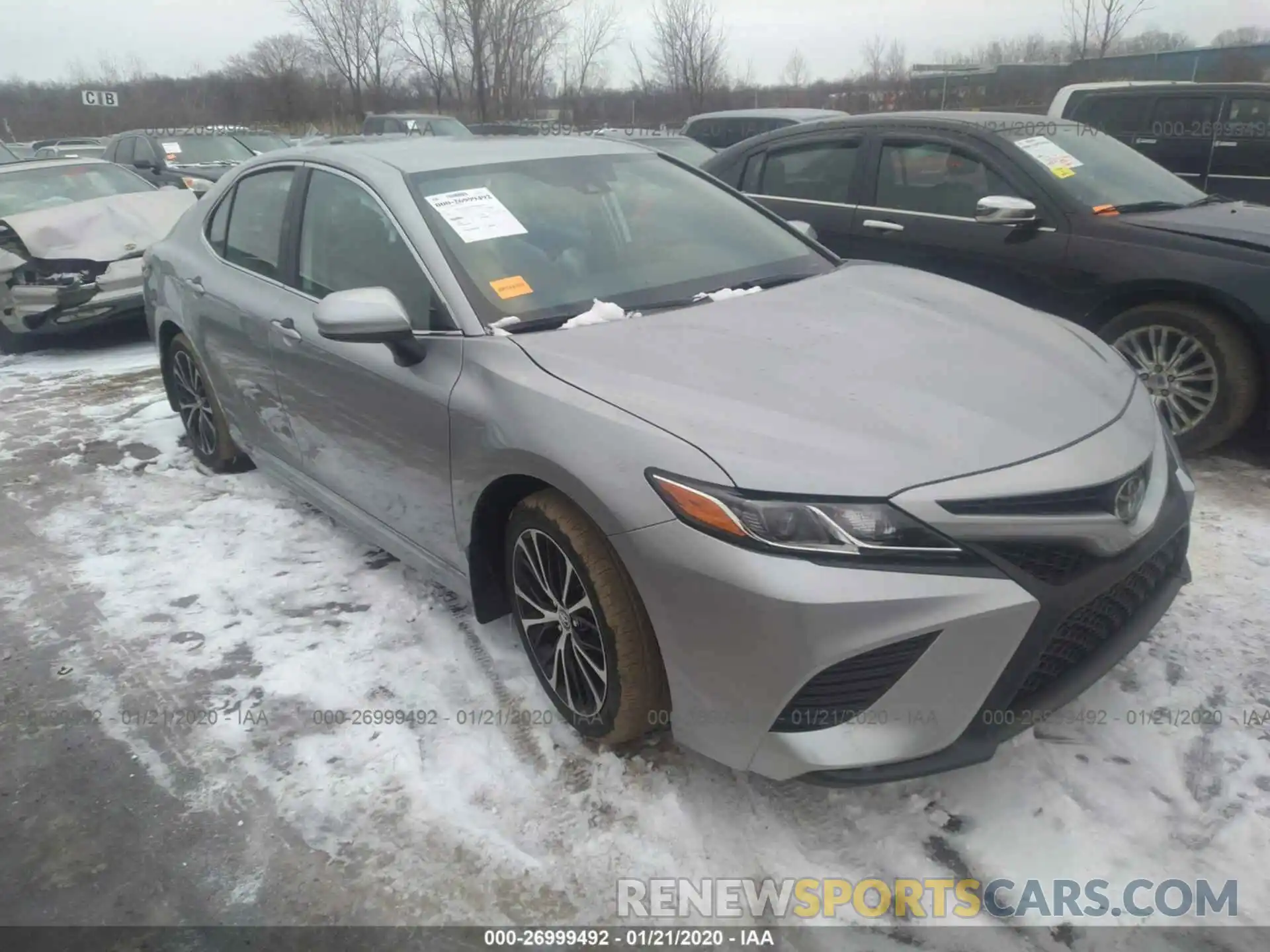 1 Photograph of a damaged car 4T1G11AKXLU899363 TOYOTA CAMRY 2020