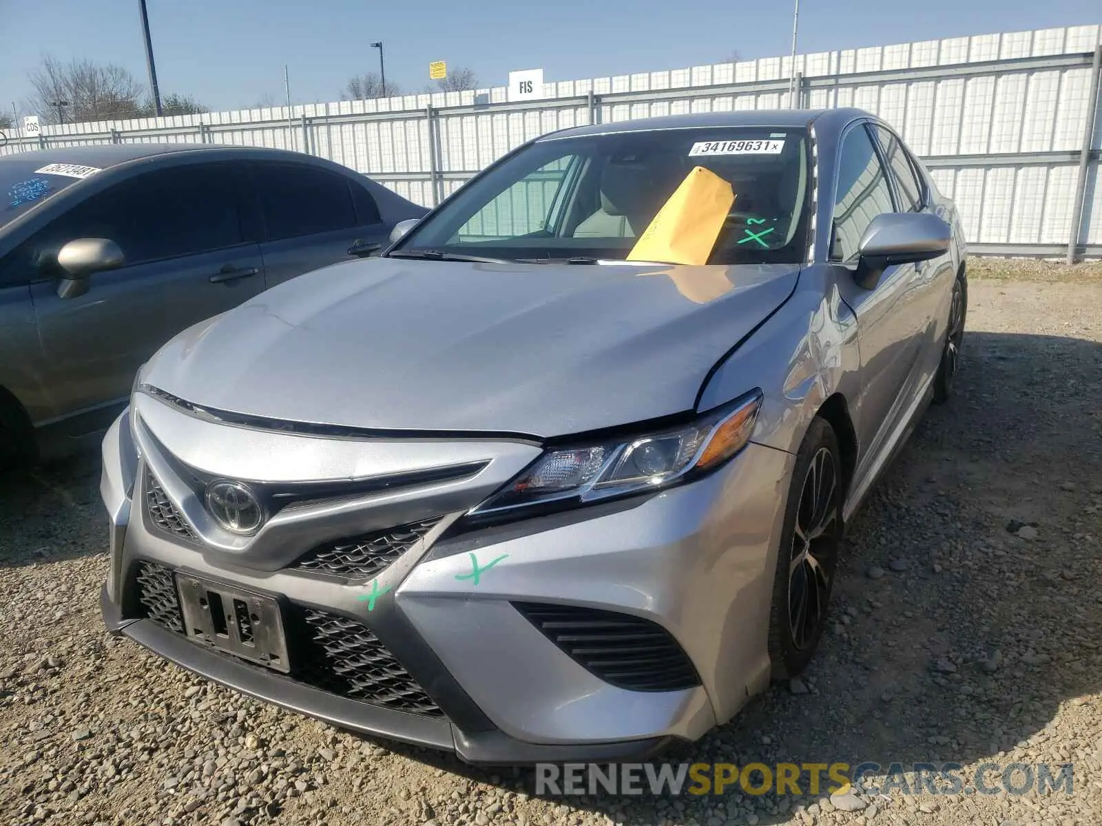 2 Photograph of a damaged car 4T1G11AKXLU905274 TOYOTA CAMRY 2020