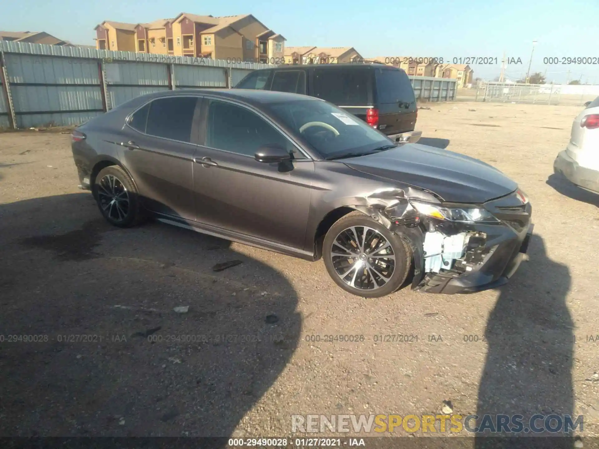 1 Photograph of a damaged car 4T1G11AKXLU905288 TOYOTA CAMRY 2020