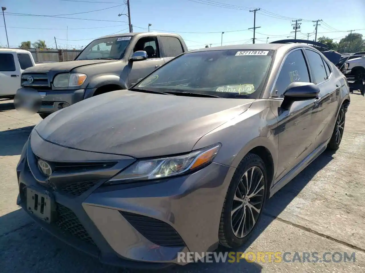 2 Photograph of a damaged car 4T1G11AKXLU909812 TOYOTA CAMRY 2020