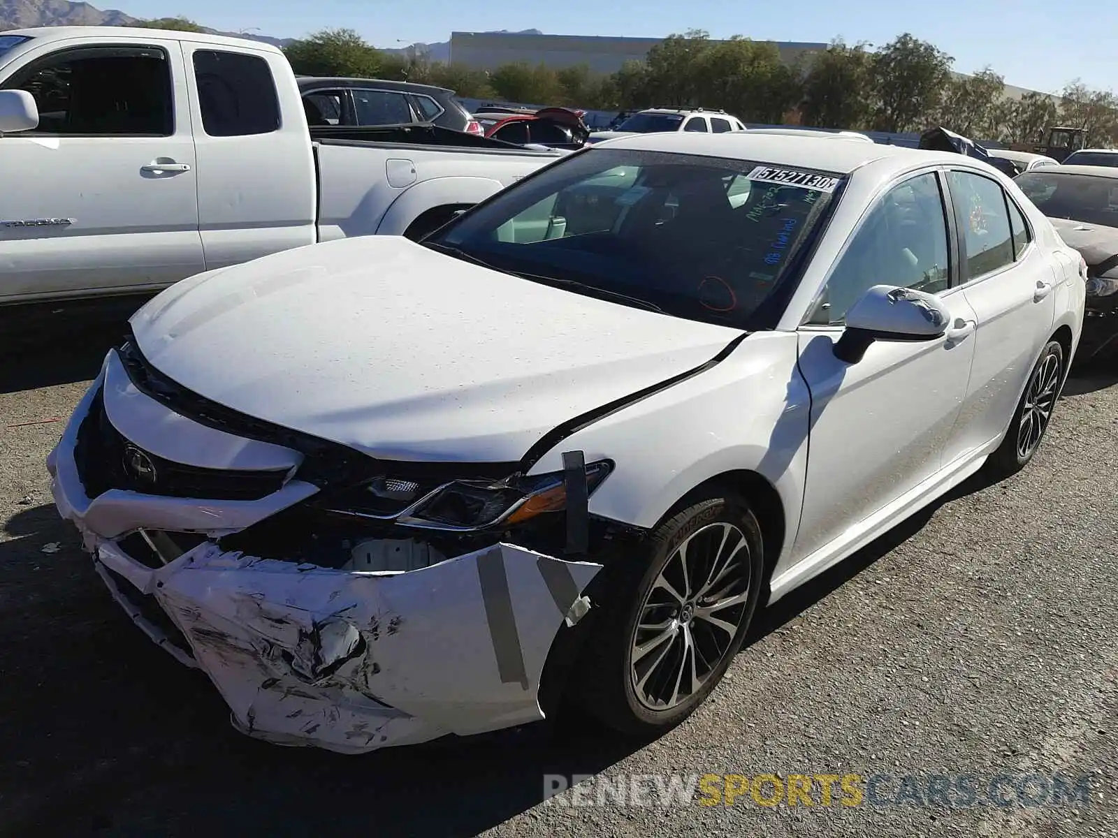 2 Photograph of a damaged car 4T1G11AKXLU927470 TOYOTA CAMRY 2020