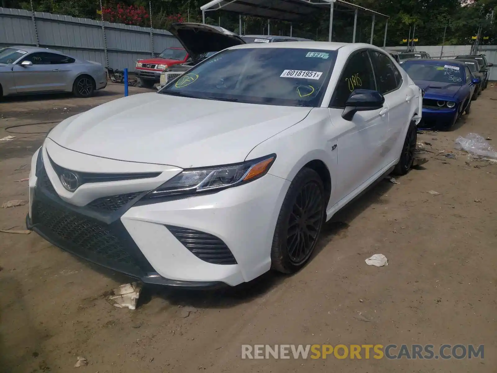 2 Photograph of a damaged car 4T1G11AKXLU966141 TOYOTA CAMRY 2020