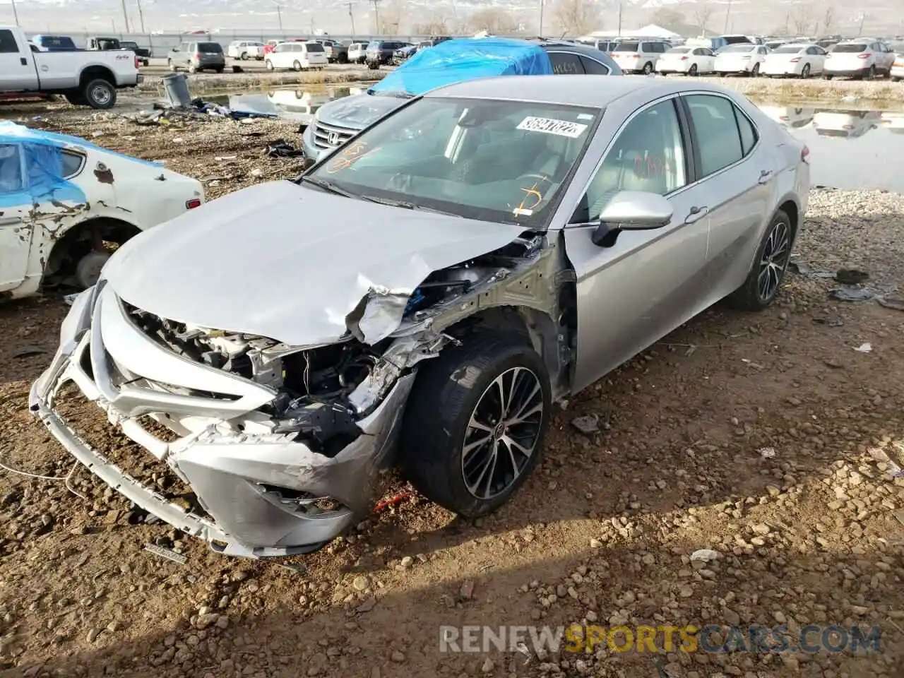 2 Photograph of a damaged car 4T1G11AKXLU967659 TOYOTA CAMRY 2020