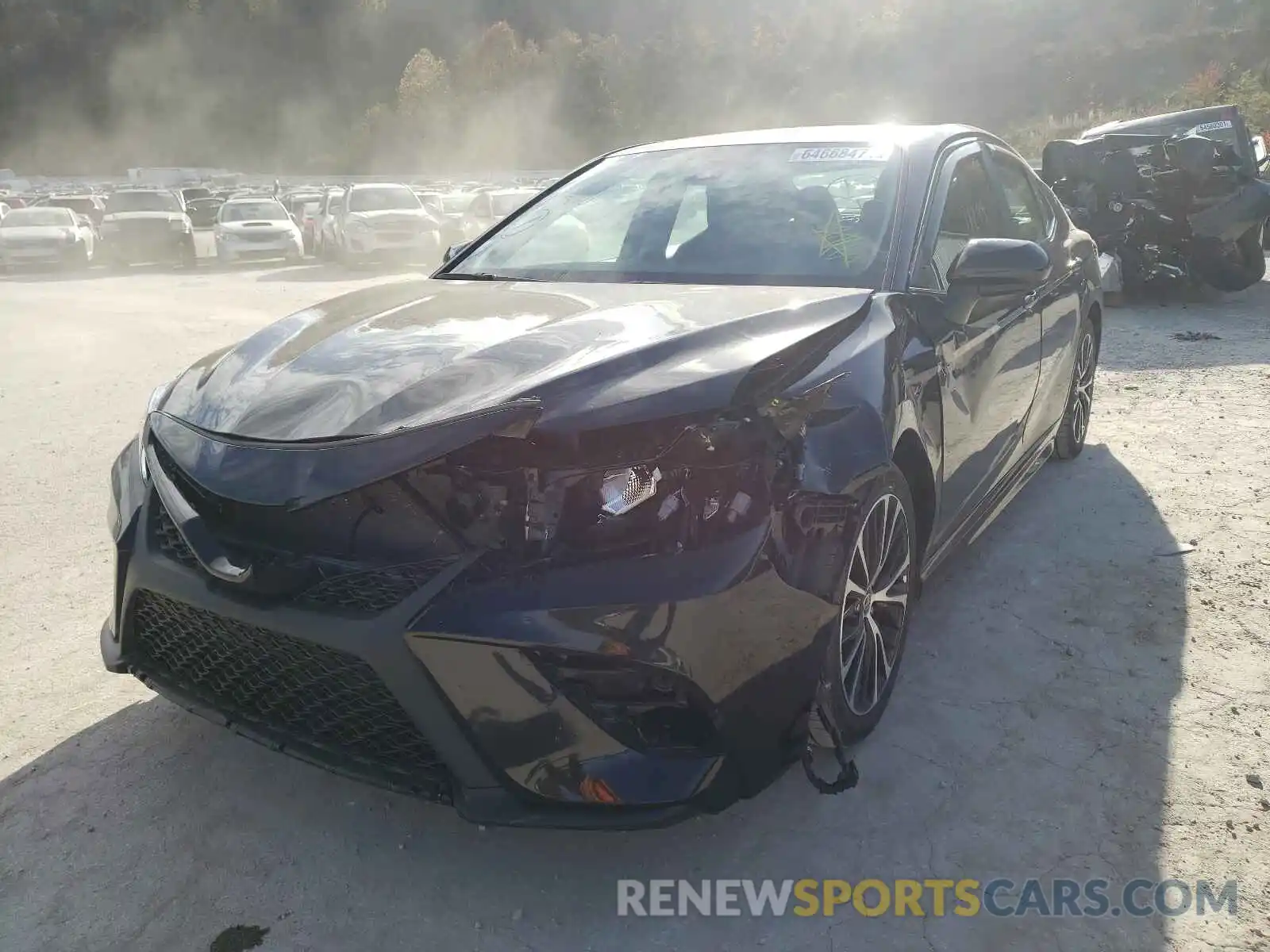 2 Photograph of a damaged car 4T1G11AKXLU971923 TOYOTA CAMRY 2020