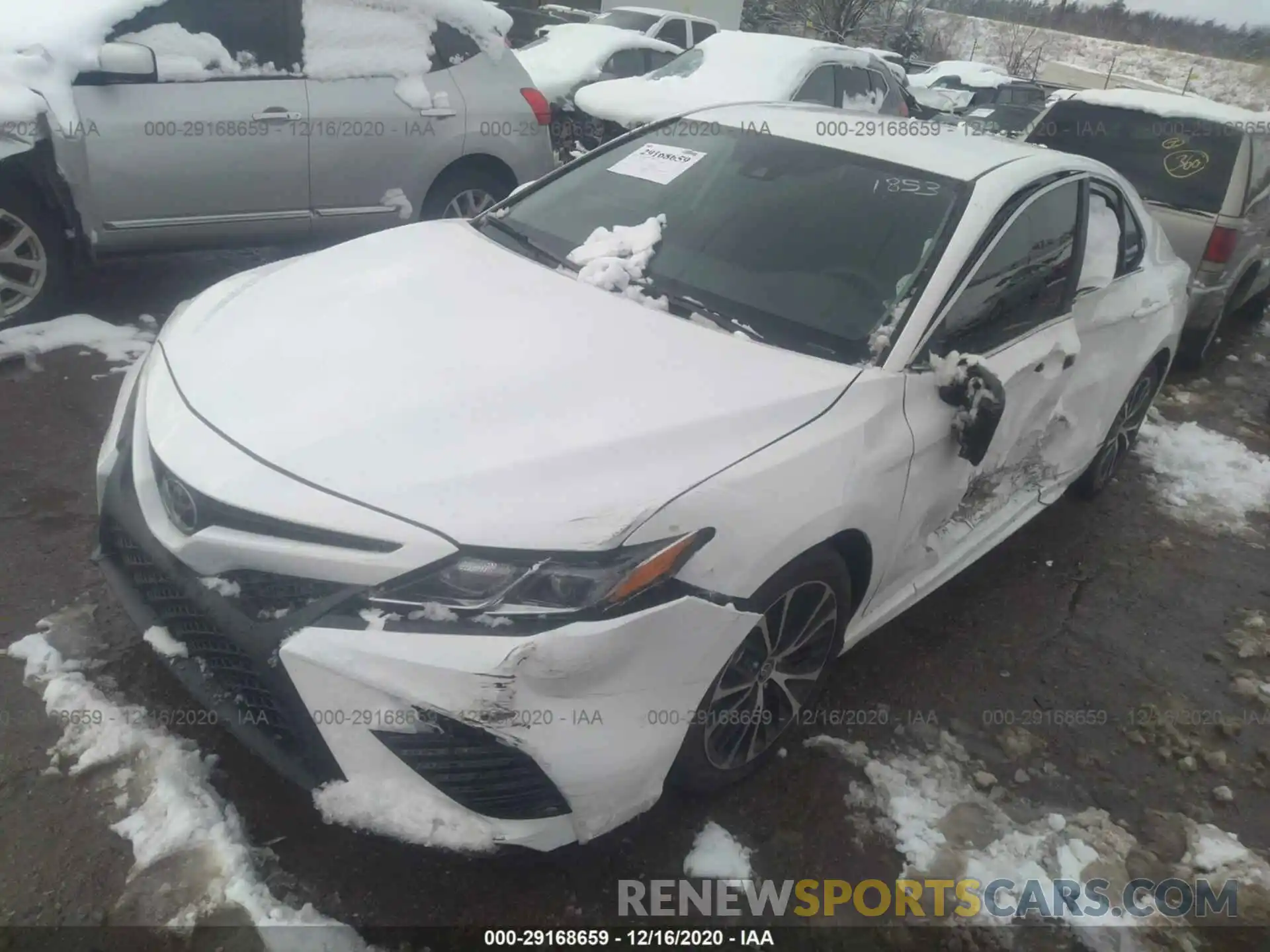 2 Photograph of a damaged car 4T1G11AKXLU981853 TOYOTA CAMRY 2020