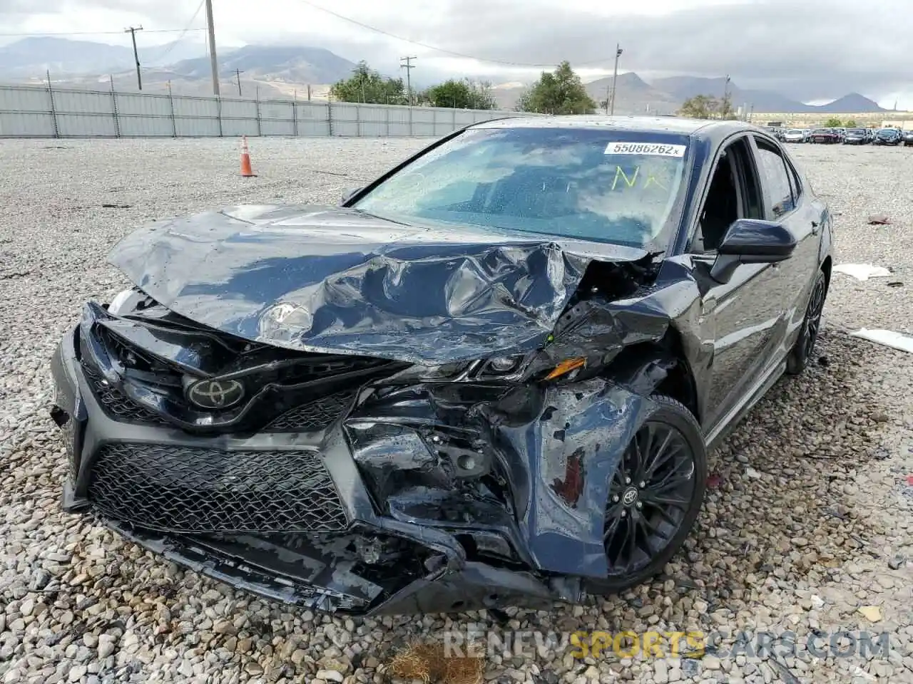 2 Photograph of a damaged car 4T1G11BK0LU015204 TOYOTA CAMRY 2020