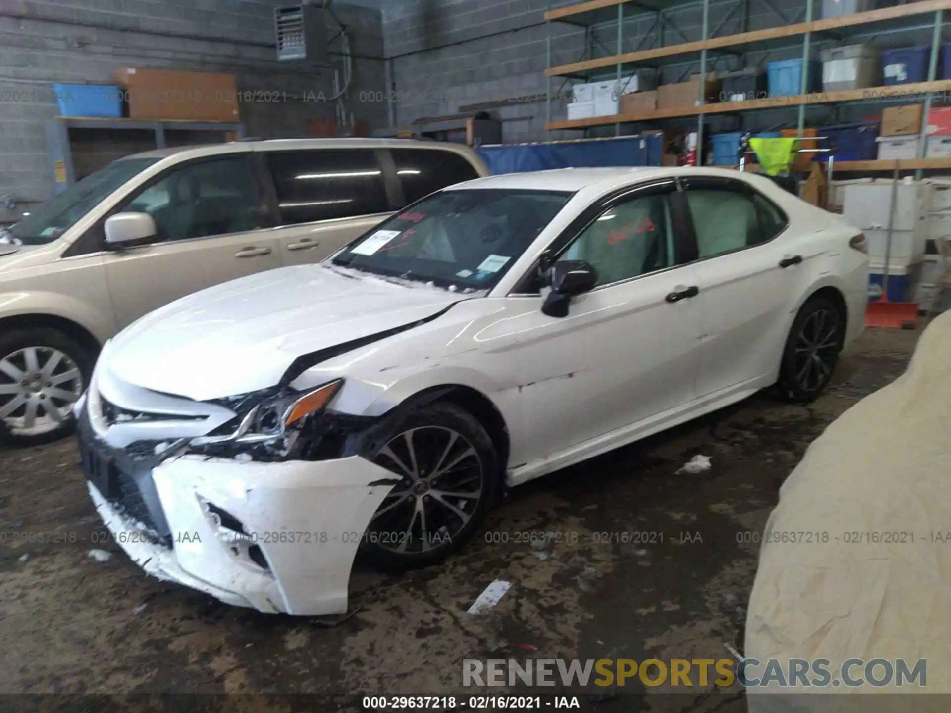 2 Photograph of a damaged car 4T1G11BK1LU007953 TOYOTA CAMRY 2020