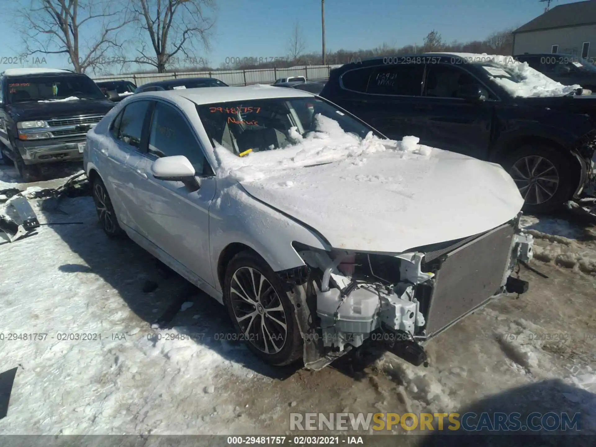 1 Photograph of a damaged car 4T1G11BK1LU012814 TOYOTA CAMRY 2020