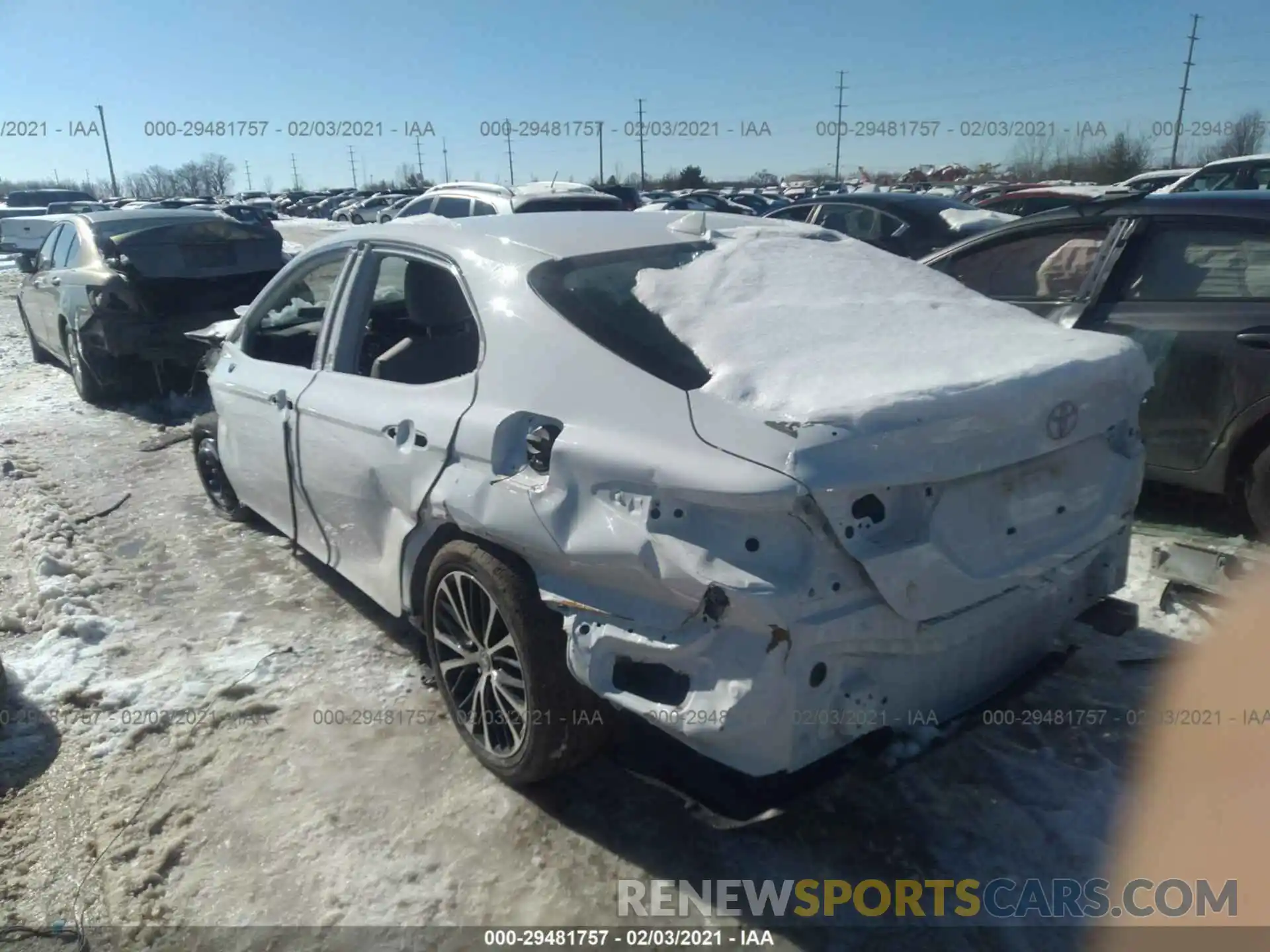 3 Photograph of a damaged car 4T1G11BK1LU012814 TOYOTA CAMRY 2020