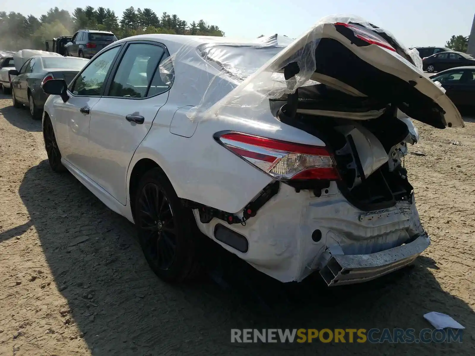 3 Photograph of a damaged car 4T1G11BK2LU002292 TOYOTA CAMRY 2020