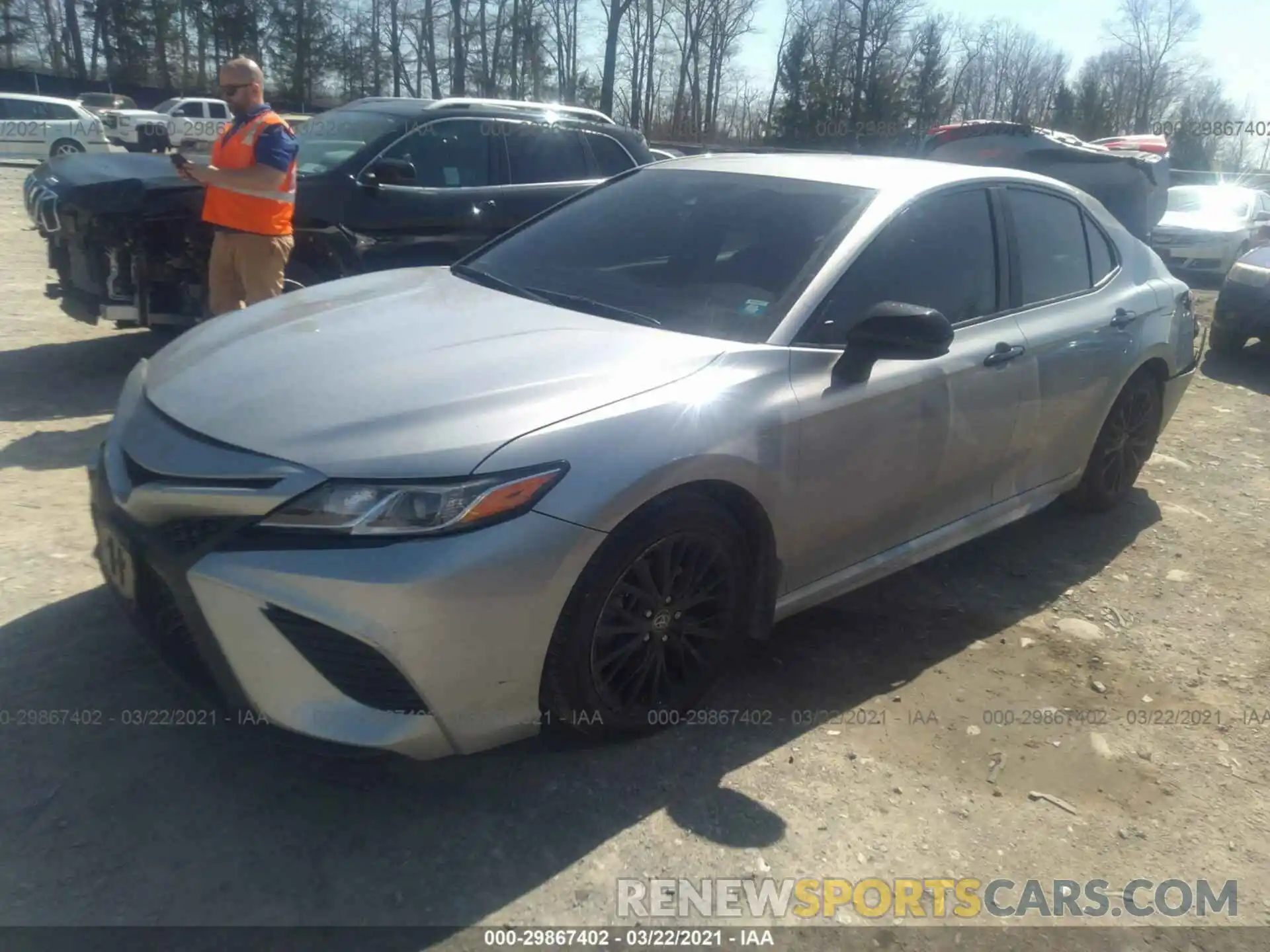 2 Photograph of a damaged car 4T1G11BK2LU006357 TOYOTA CAMRY 2020