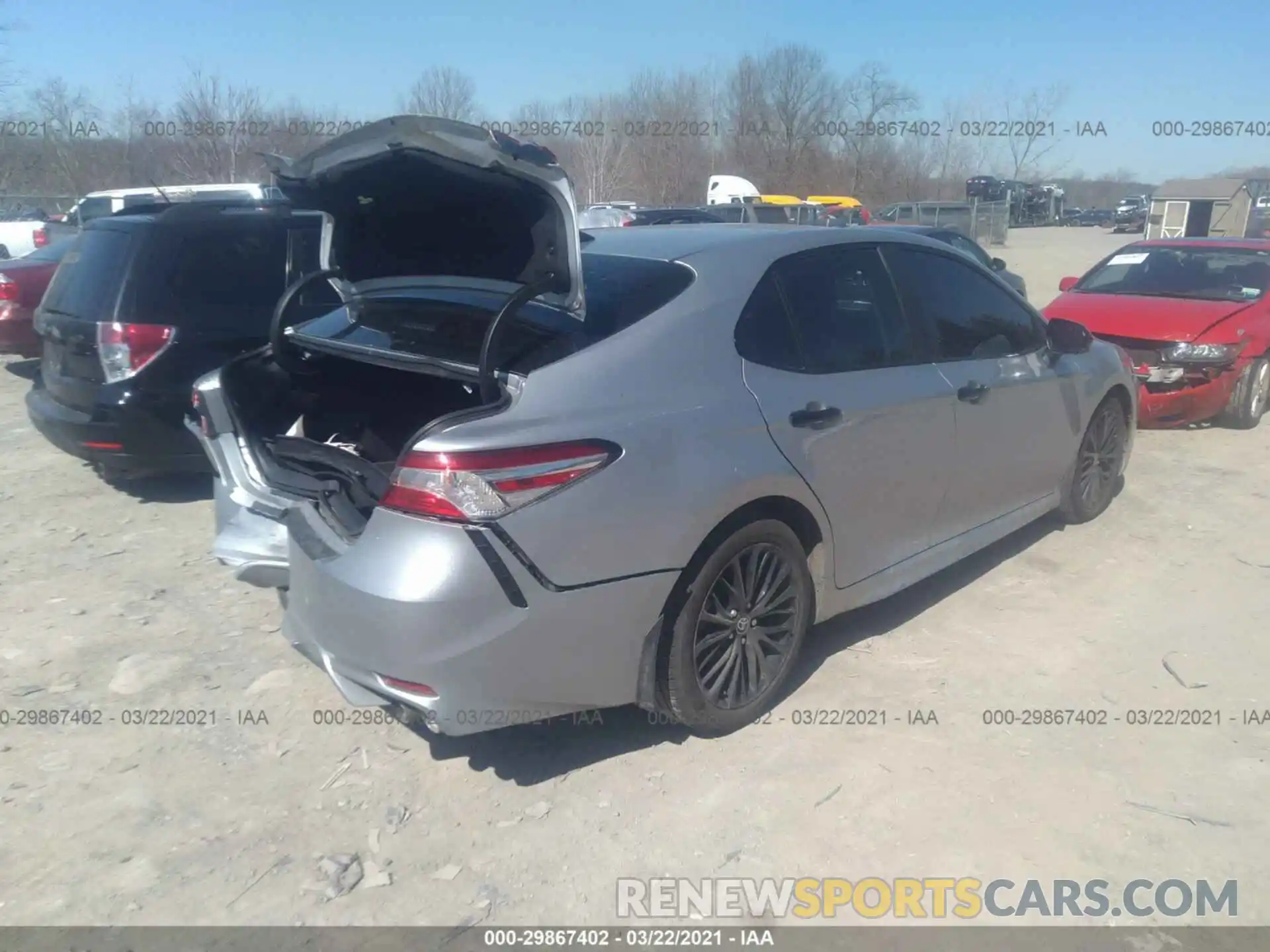 4 Photograph of a damaged car 4T1G11BK2LU006357 TOYOTA CAMRY 2020