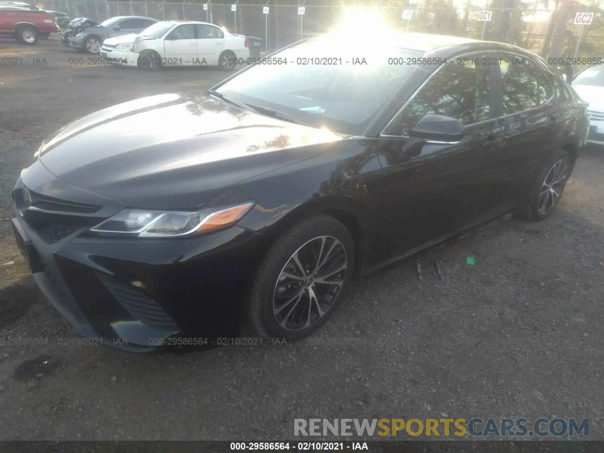 2 Photograph of a damaged car 4T1G11BK2LU006763 TOYOTA CAMRY 2020