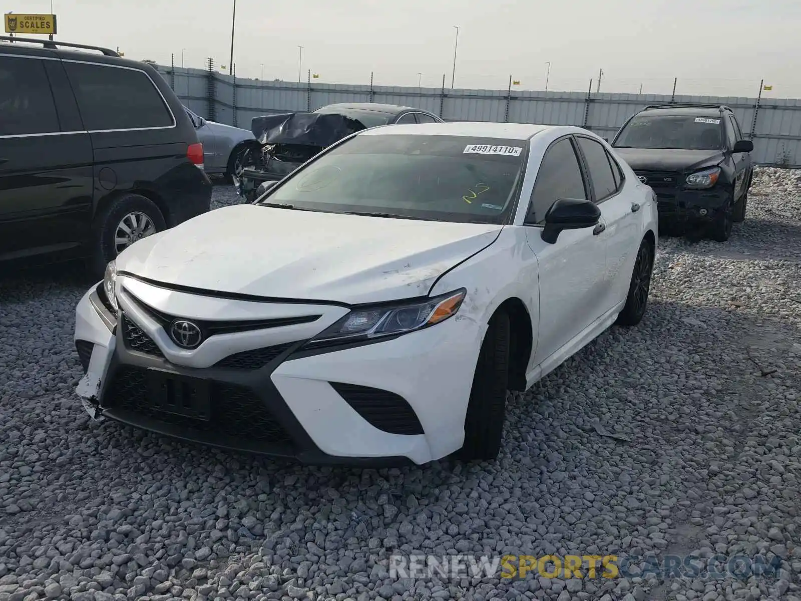 2 Photograph of a damaged car 4T1G11BK2LU007864 TOYOTA CAMRY 2020