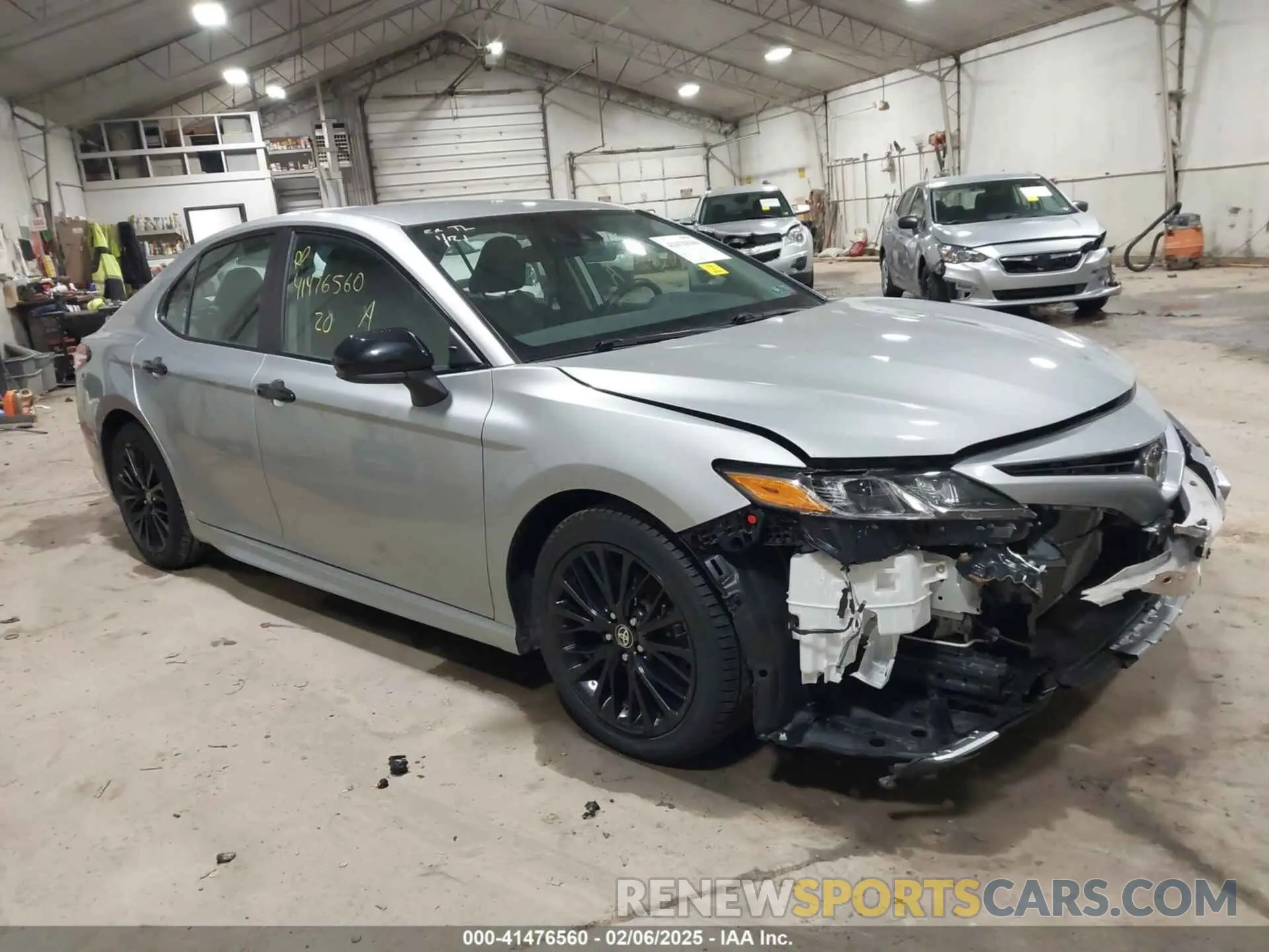 1 Photograph of a damaged car 4T1G11BK2LU019366 TOYOTA CAMRY 2020