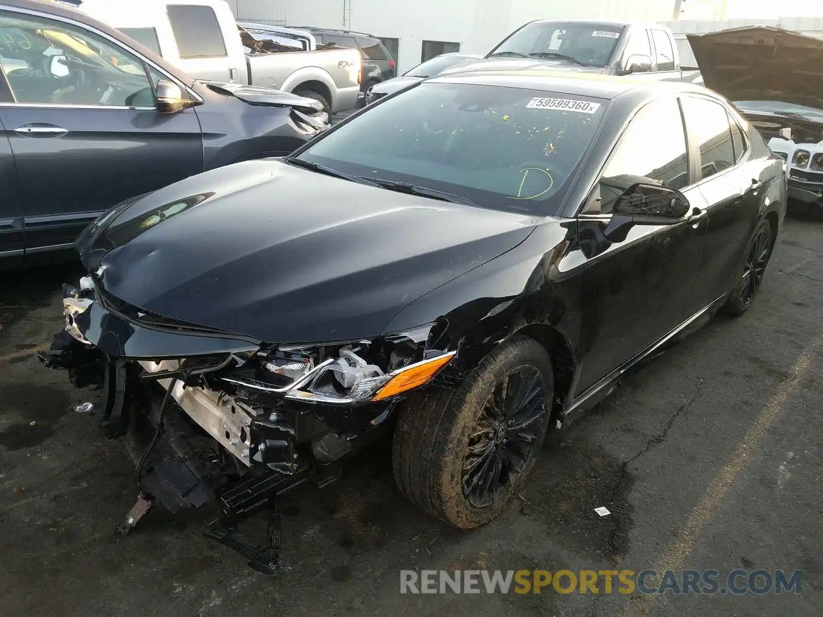 2 Photograph of a damaged car 4T1G11BK3LU006867 TOYOTA CAMRY 2020