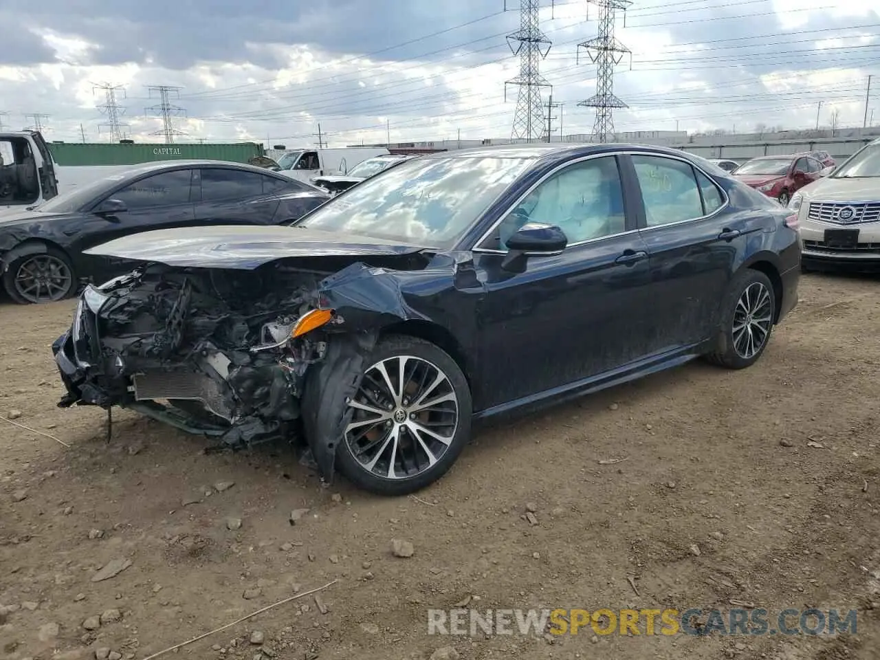 1 Photograph of a damaged car 4T1G11BK3LU017299 TOYOTA CAMRY 2020