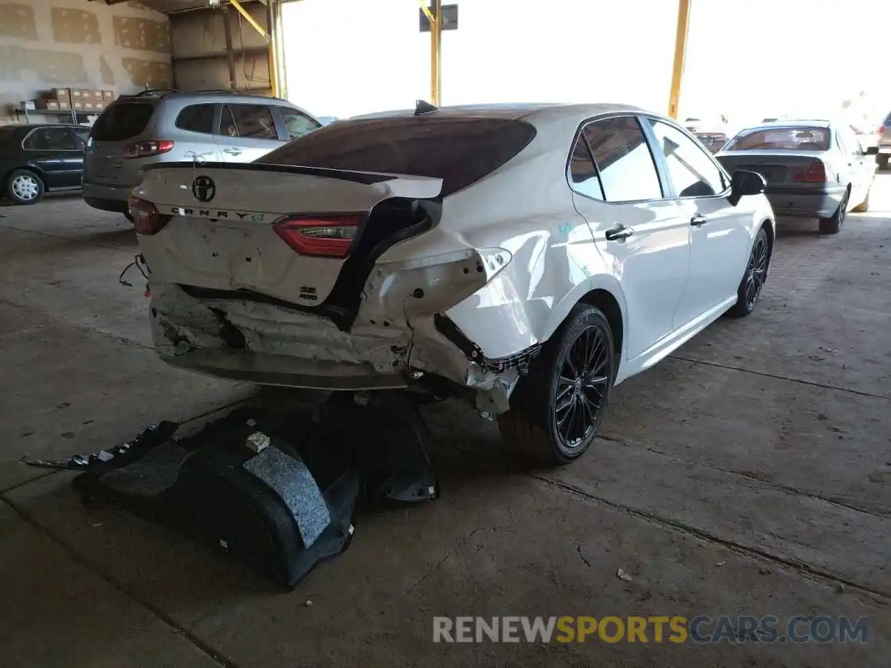 4 Photograph of a damaged car 4T1G11BK6LU017183 TOYOTA CAMRY 2020