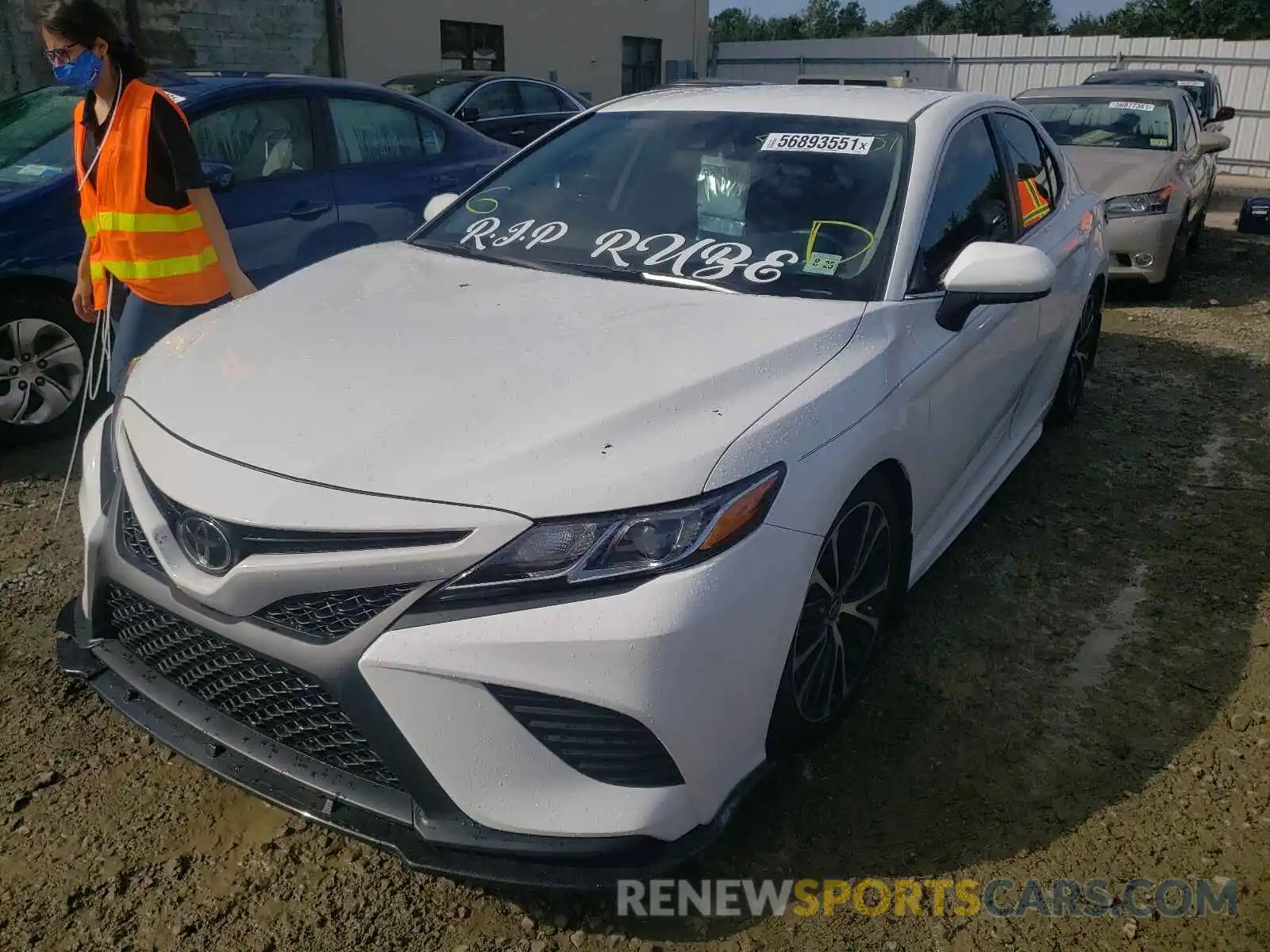 2 Photograph of a damaged car 4T1G11BK8LU004628 TOYOTA CAMRY 2020