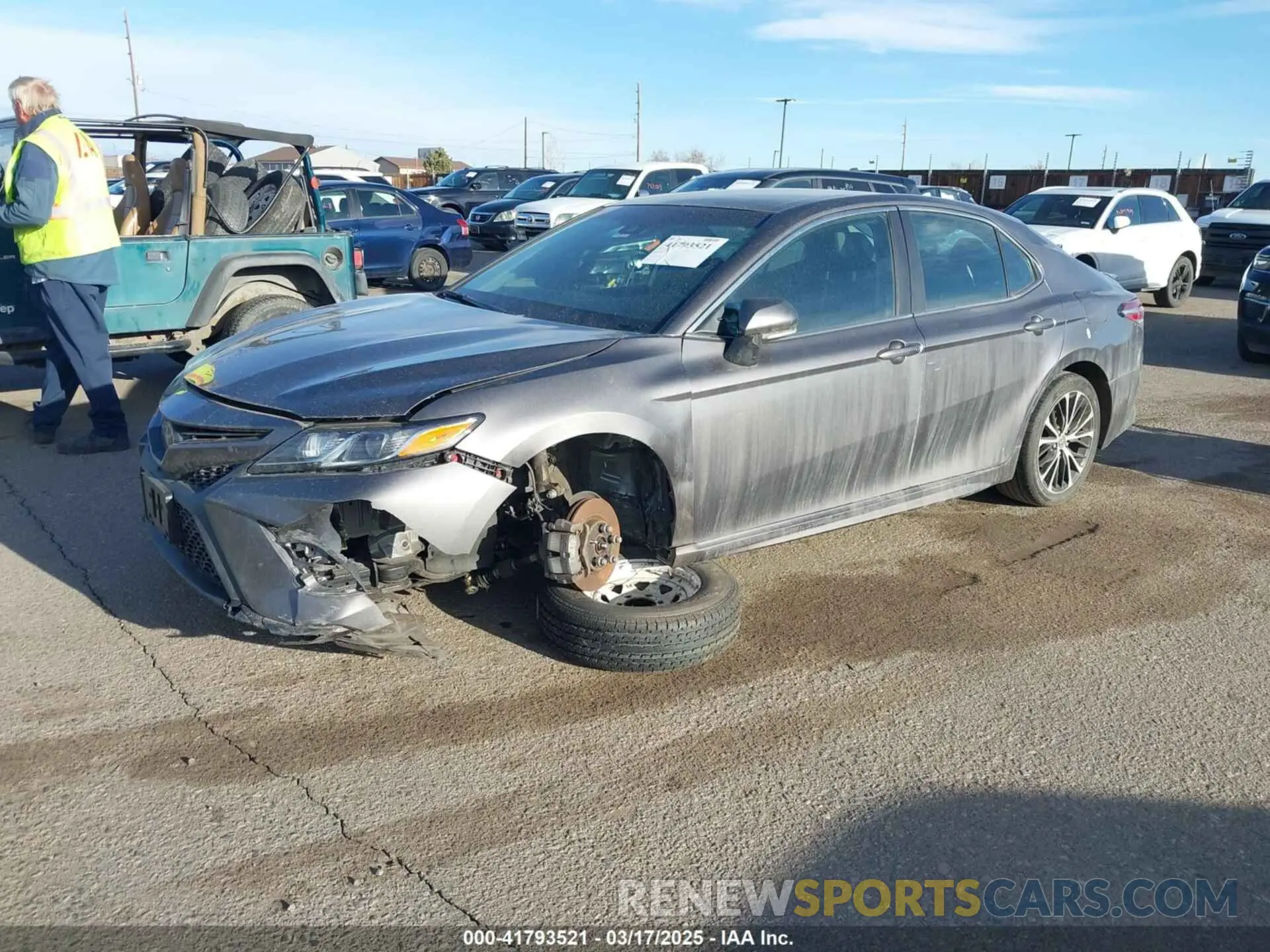2 Photograph of a damaged car 4T1G11BK8LU008226 TOYOTA CAMRY 2020