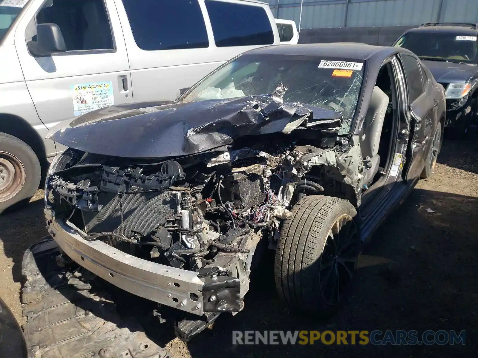 2 Photograph of a damaged car 4T1G11BK9LU008719 TOYOTA CAMRY 2020