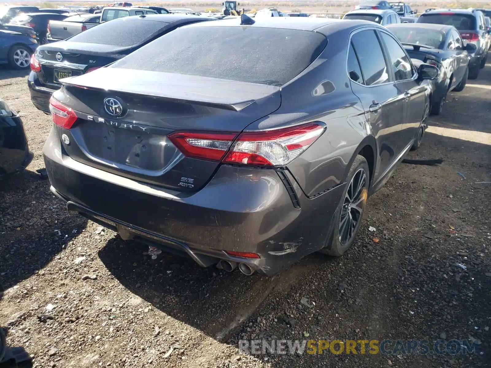 4 Photograph of a damaged car 4T1G11BK9LU008719 TOYOTA CAMRY 2020