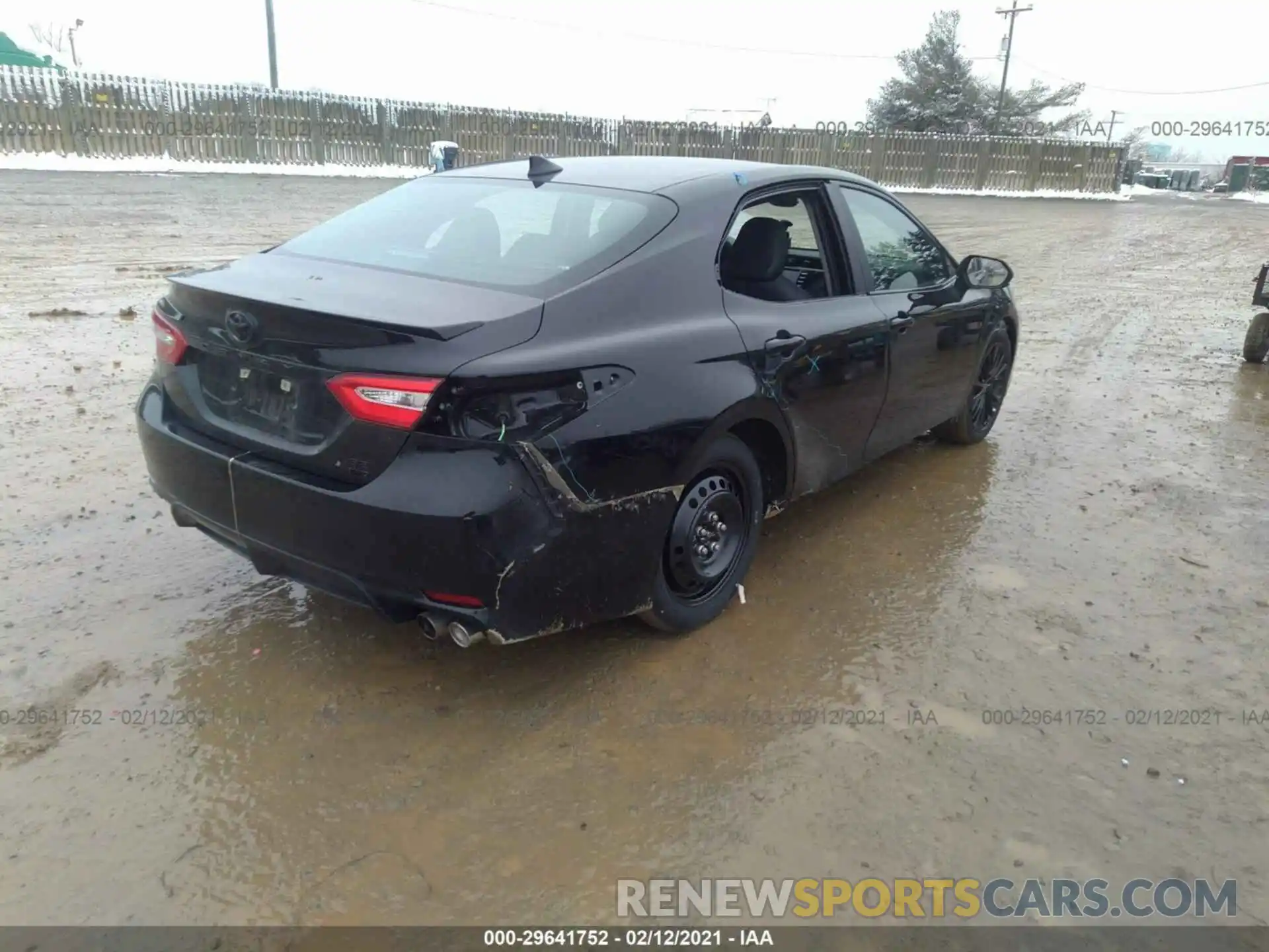 4 Photograph of a damaged car 4T1G11BK9LU013743 TOYOTA CAMRY 2020