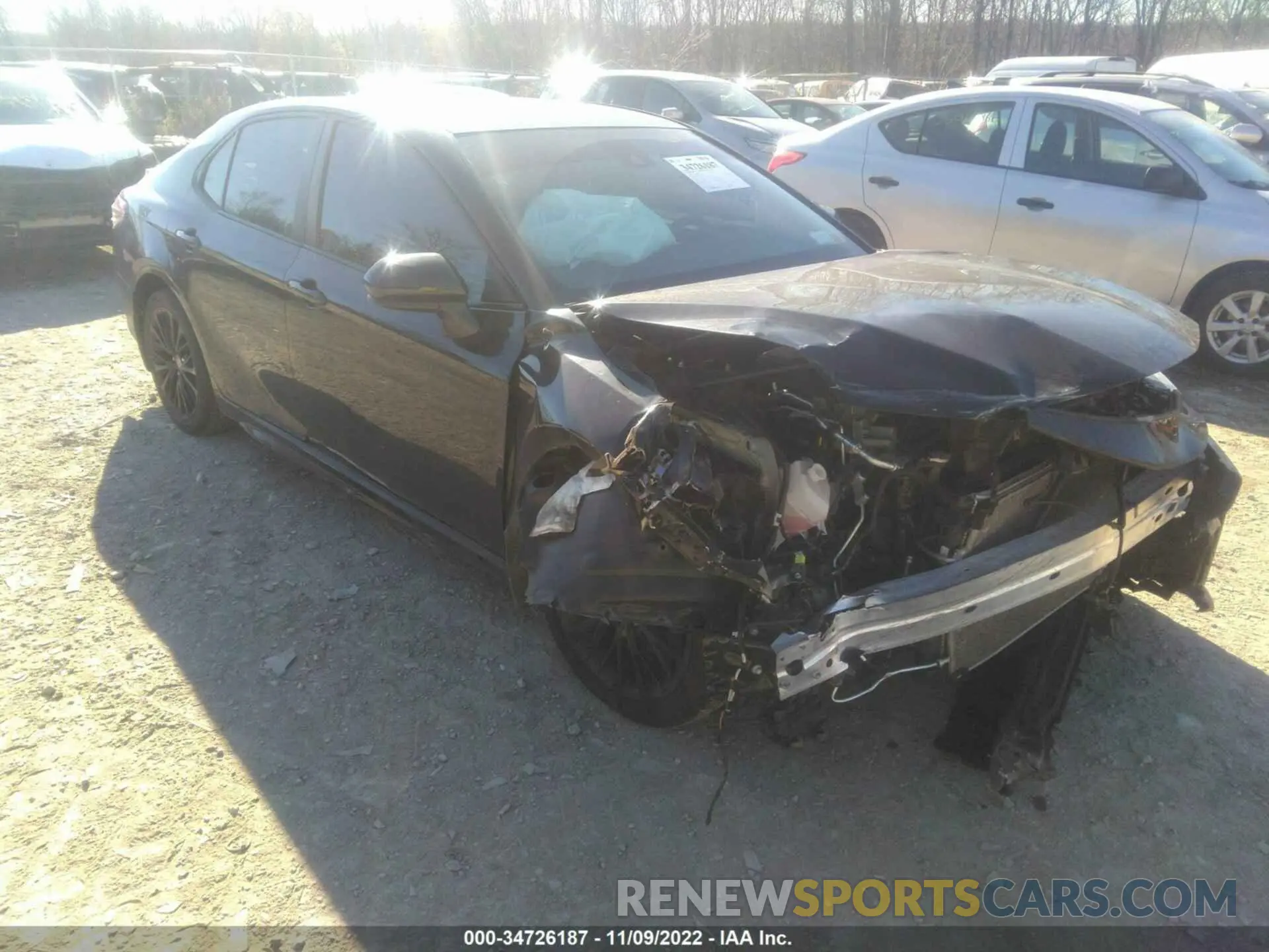 1 Photograph of a damaged car 4T1G11BKXLU008924 TOYOTA CAMRY 2020