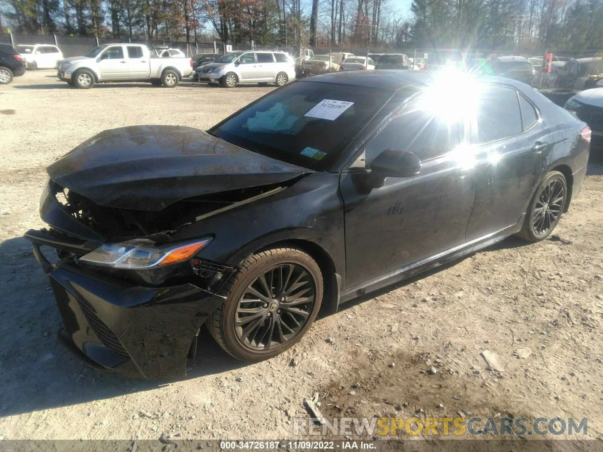 2 Photograph of a damaged car 4T1G11BKXLU008924 TOYOTA CAMRY 2020