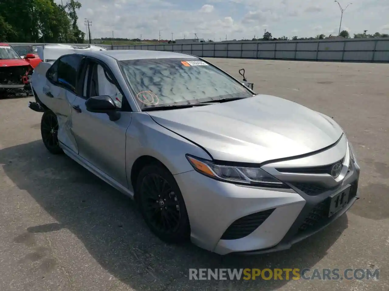 1 Photograph of a damaged car 4T1G11BKXLU014254 TOYOTA CAMRY 2020