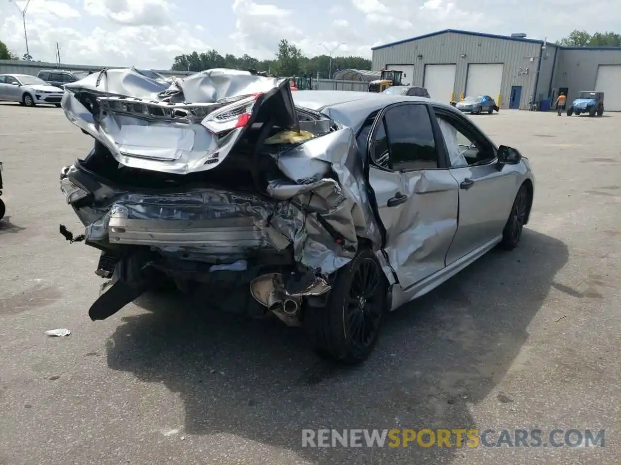 4 Photograph of a damaged car 4T1G11BKXLU014254 TOYOTA CAMRY 2020