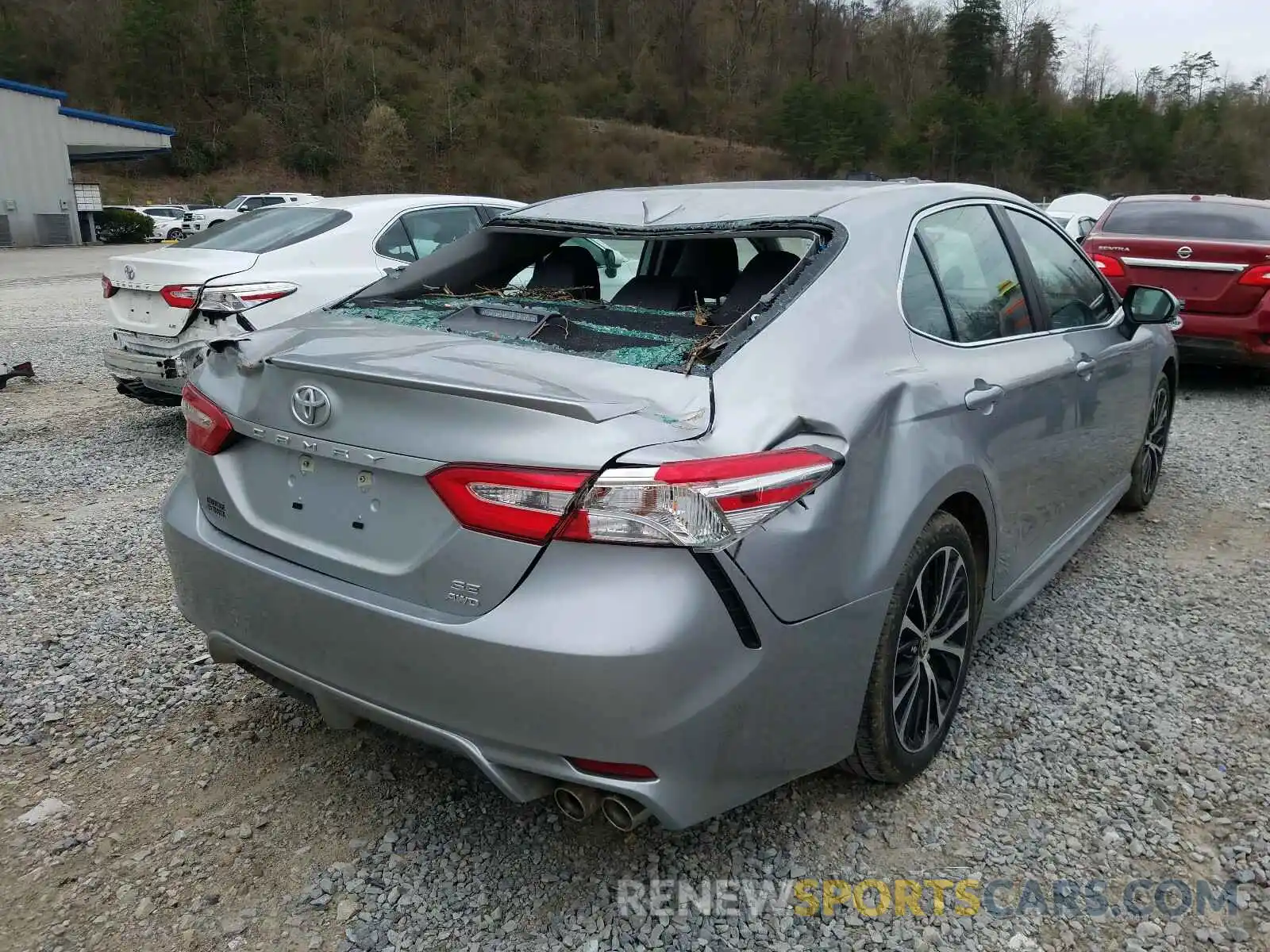 4 Photograph of a damaged car 4T1G11BKXLU018885 TOYOTA CAMRY 2020