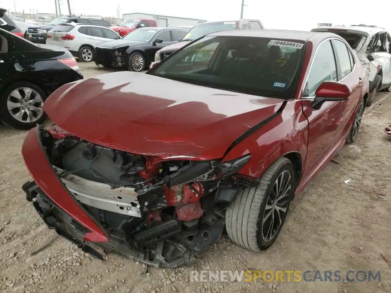 2 Photograph of a damaged car 4T1G31AK4LU009837 TOYOTA CAMRY 2020