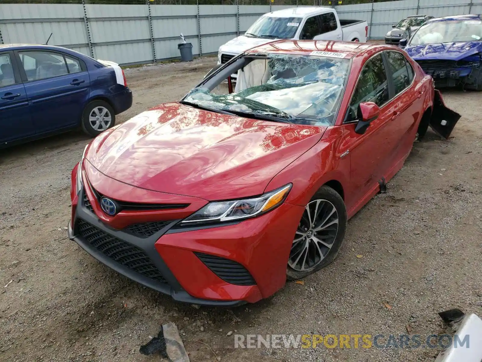 2 Photograph of a damaged car 4T1G31AK4LU011023 TOYOTA CAMRY 2020