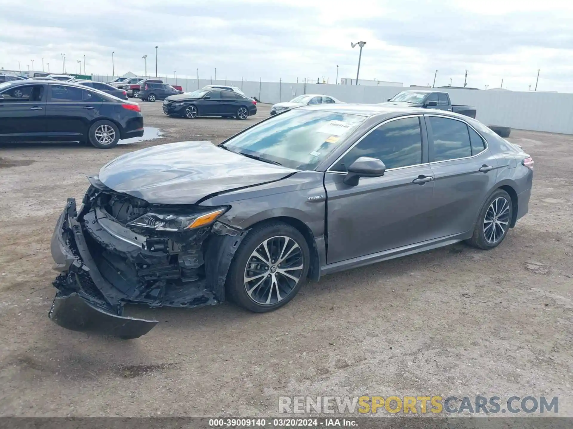 2 Photograph of a damaged car 4T1G31AK7LU544953 TOYOTA CAMRY 2020