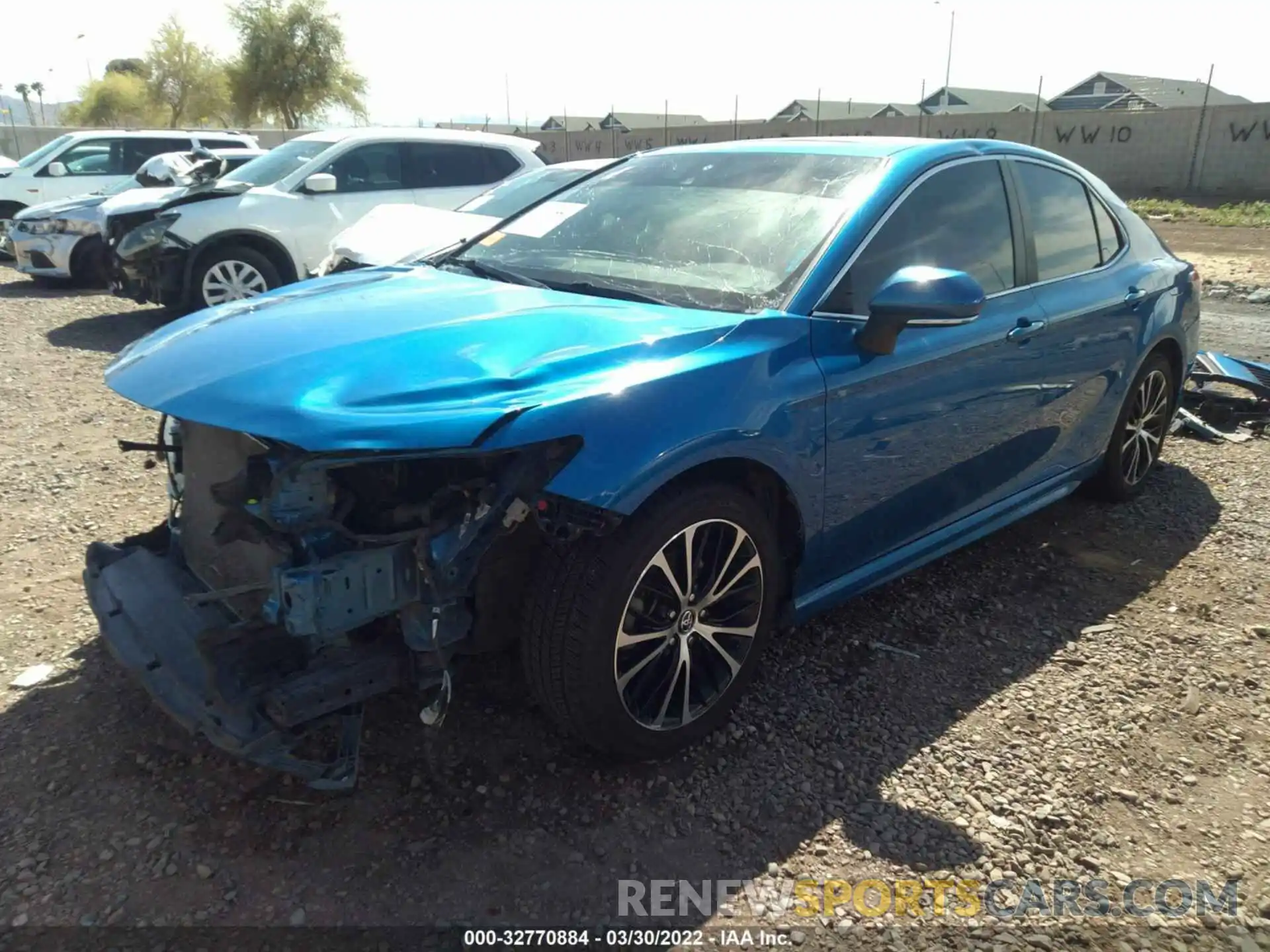 2 Photograph of a damaged car 4T1J11AK1LU304583 TOYOTA CAMRY 2020