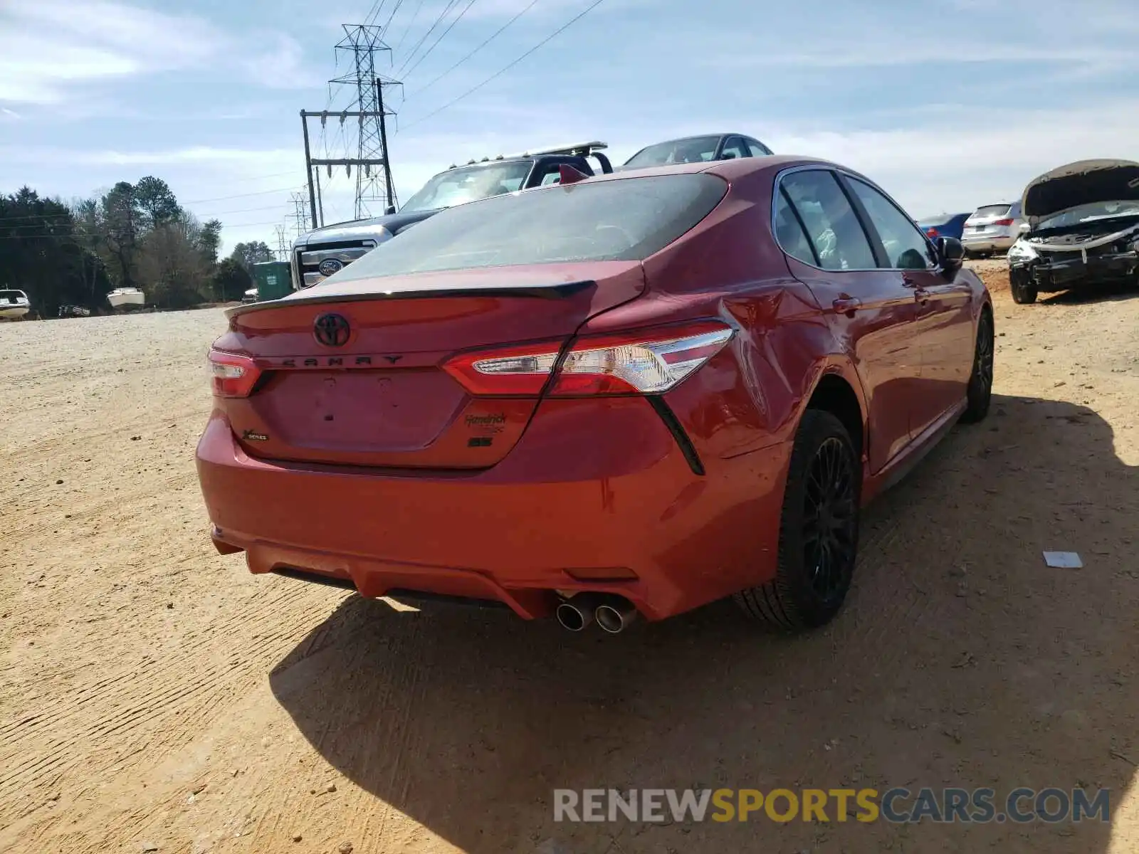 4 Photograph of a damaged car 4T1J11AK2LU372844 TOYOTA CAMRY 2020