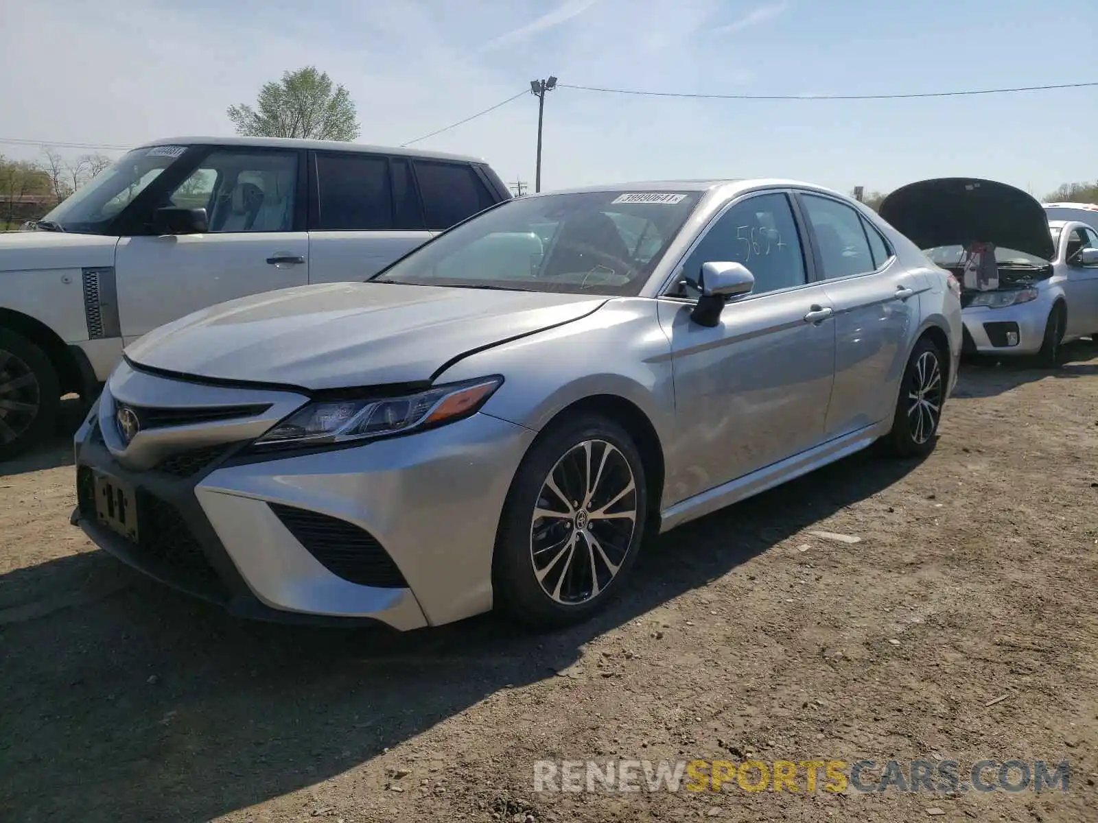 2 Photograph of a damaged car 4T1J11AK3LU363649 TOYOTA CAMRY 2020