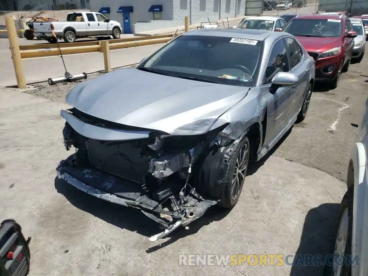 2 Photograph of a damaged car 4T1J11AK3LU876562 TOYOTA CAMRY 2020