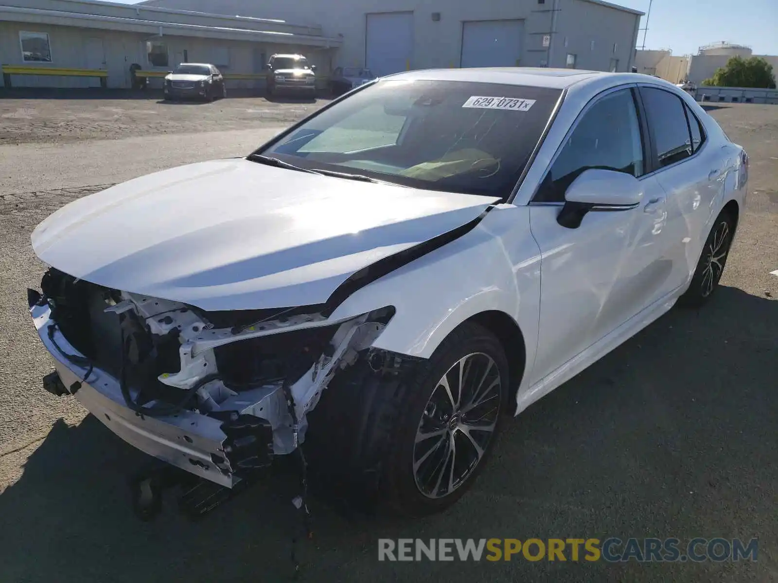 2 Photograph of a damaged car 4T1J11AK4LU365815 TOYOTA CAMRY 2020