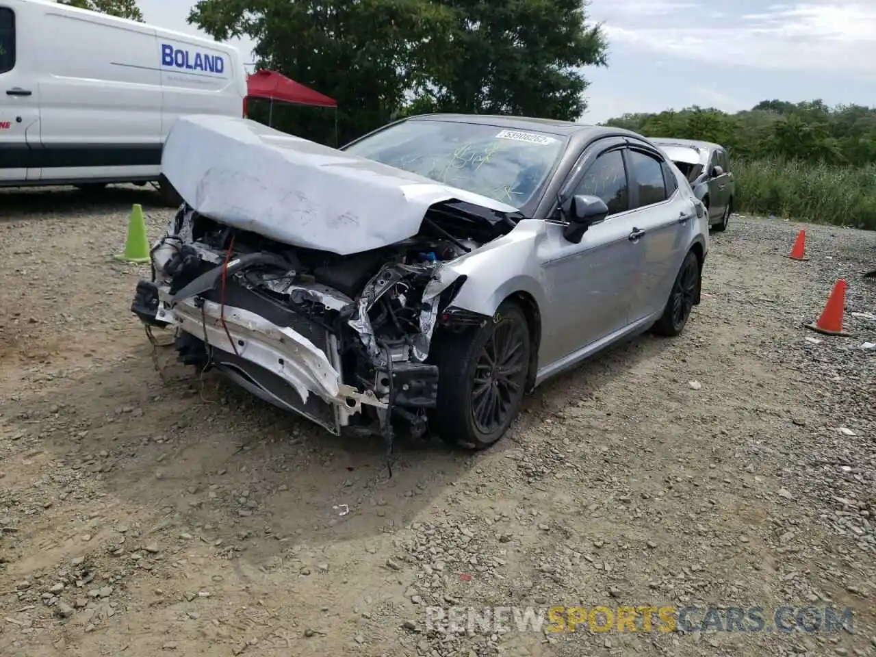 2 Photograph of a damaged car 4T1J11AK4LU875999 TOYOTA CAMRY 2020