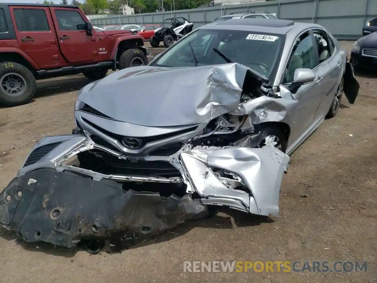 2 Photograph of a damaged car 4T1J11AK4LU953813 TOYOTA CAMRY 2020