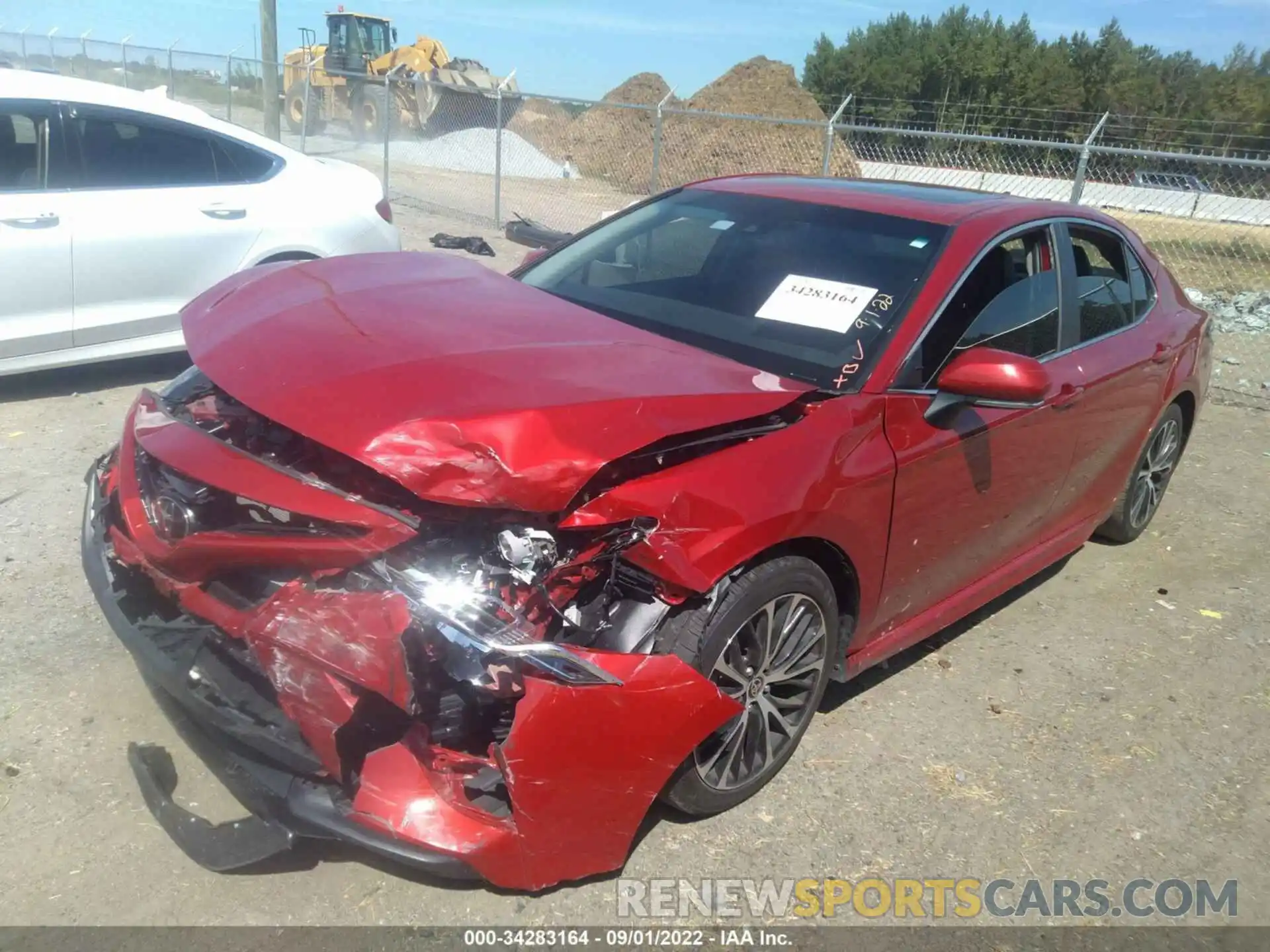 2 Photograph of a damaged car 4T1J11AK8LU383248 TOYOTA CAMRY 2020