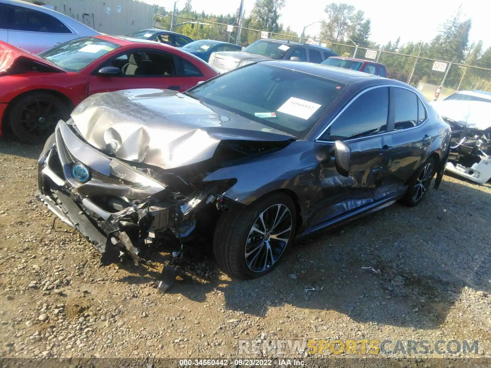 2 Photograph of a damaged car 4T1J31AK6LU536266 TOYOTA CAMRY 2020