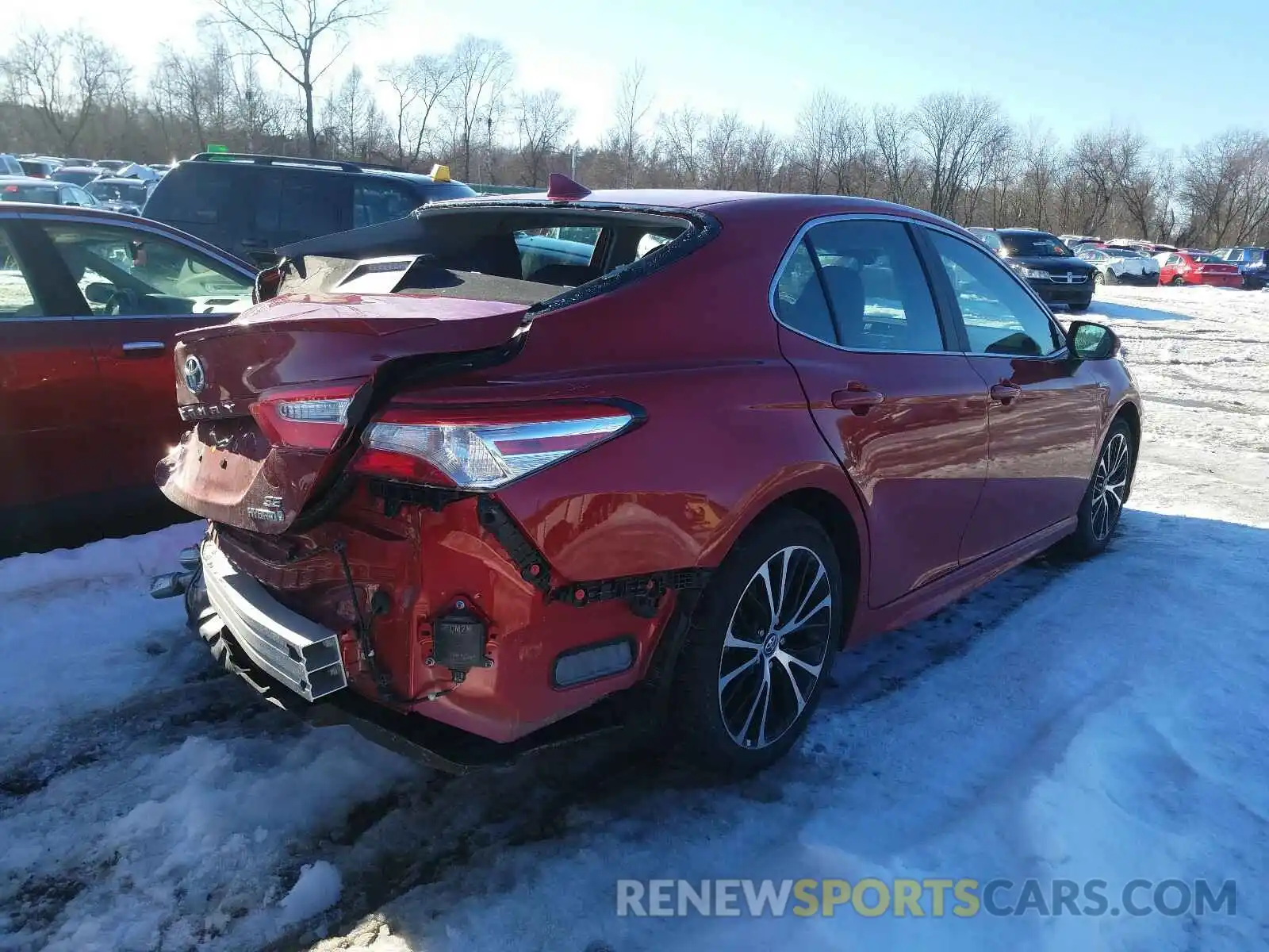 4 Photograph of a damaged car 4T1J31AK8LU009734 TOYOTA CAMRY 2020