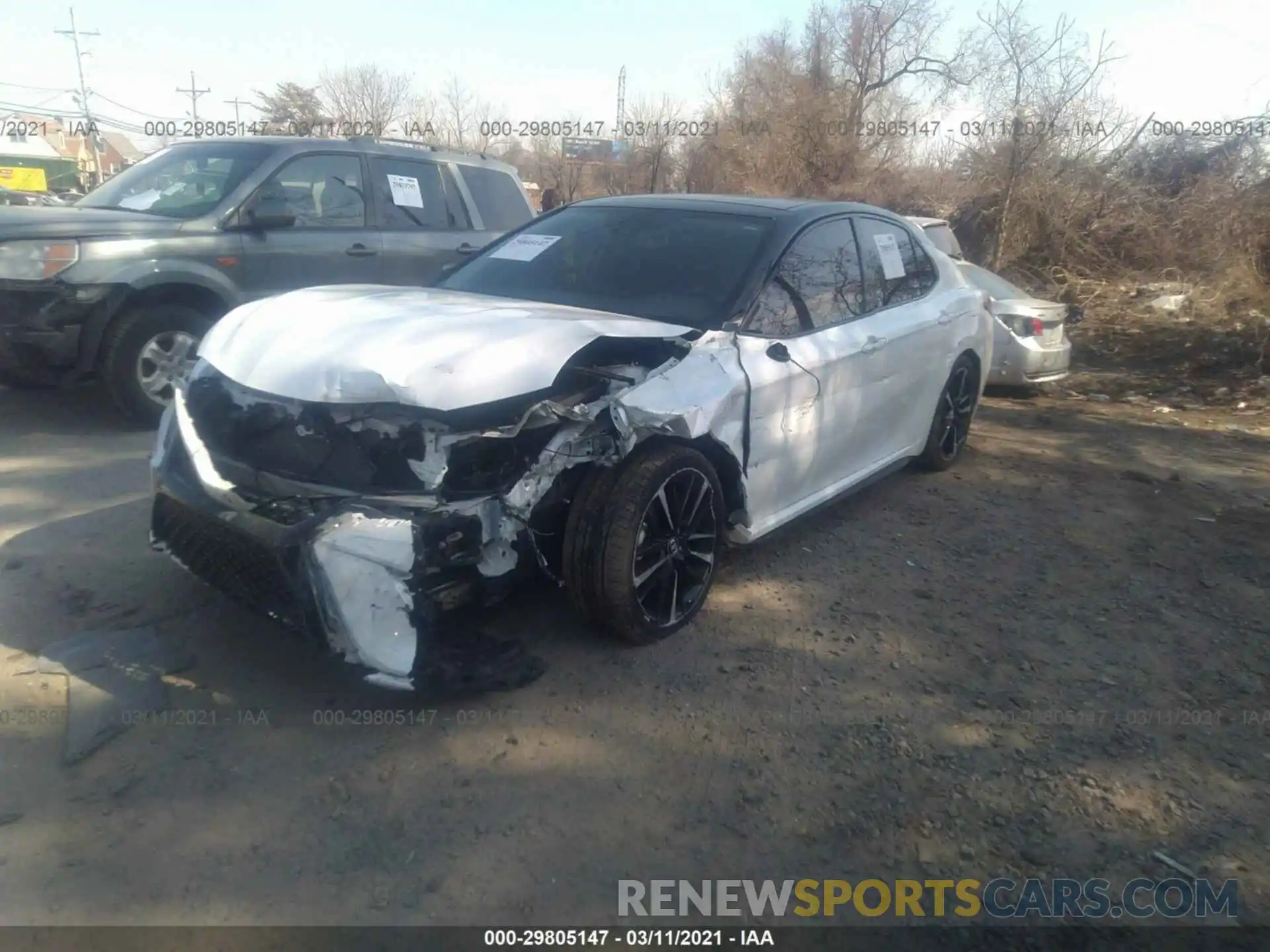 2 Photograph of a damaged car 4T1K61AK0LU341663 TOYOTA CAMRY 2020