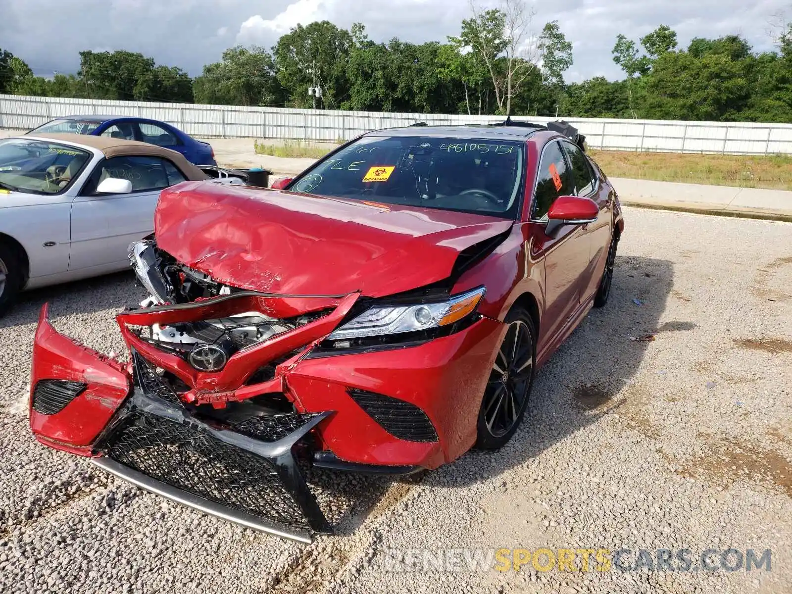 2 Photograph of a damaged car 4T1K61AK0LU397716 TOYOTA CAMRY 2020