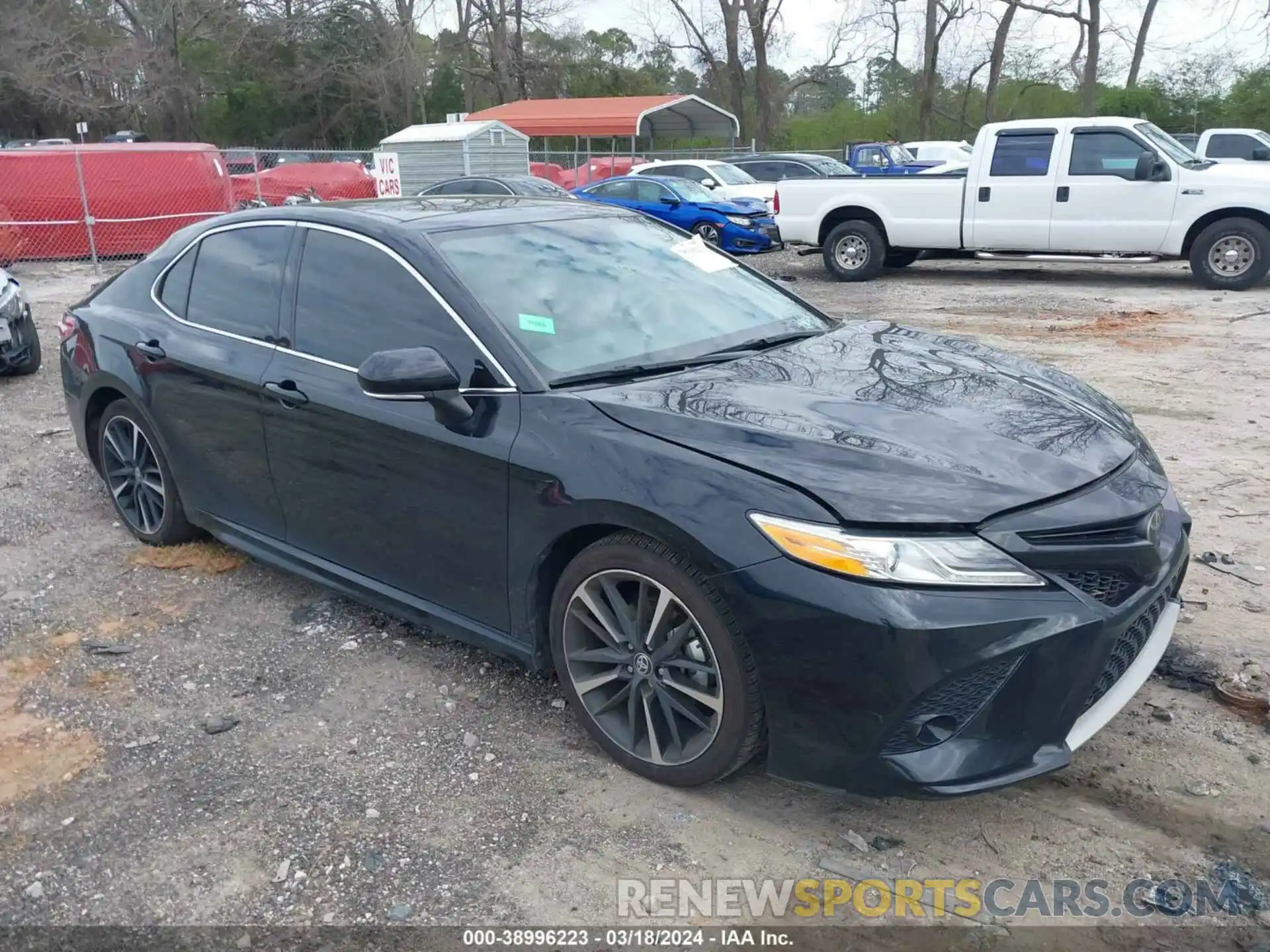 1 Photograph of a damaged car 4T1K61AK0LU989701 TOYOTA CAMRY 2020