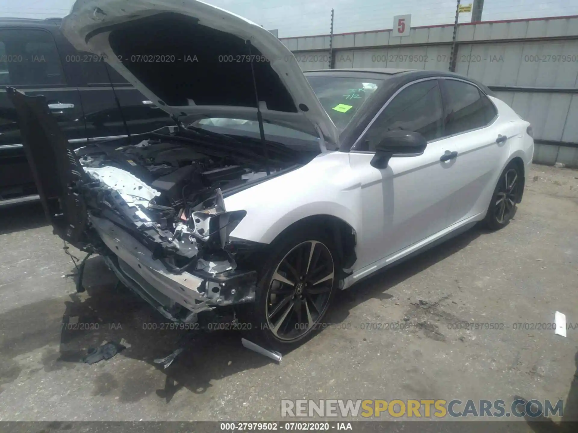 2 Photograph of a damaged car 4T1K61AK1LU315119 TOYOTA CAMRY 2020